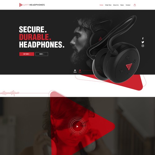 Headphone website