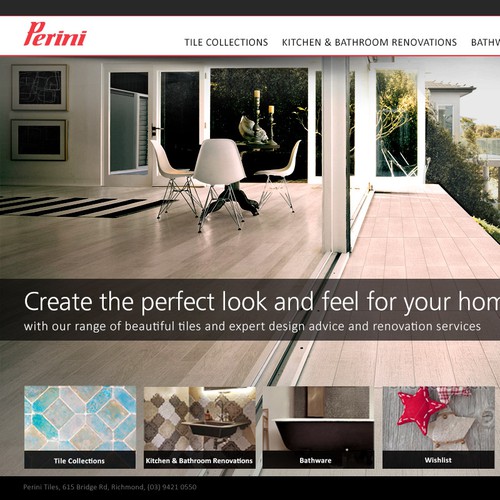 Design a new website for Perini