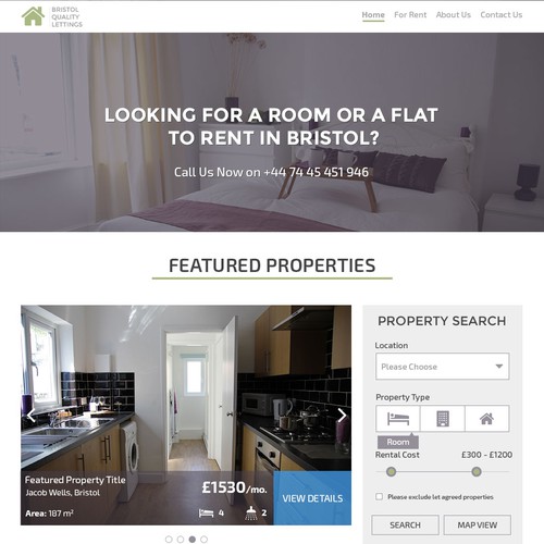 New Website Design for Bristol Quality Lettings