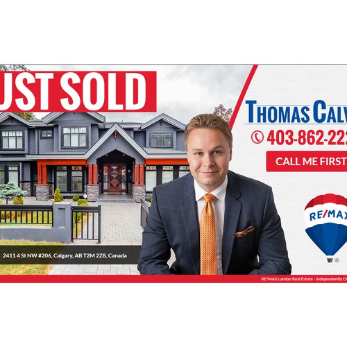 Banner Ad for RE/MAX Real Estate Agent