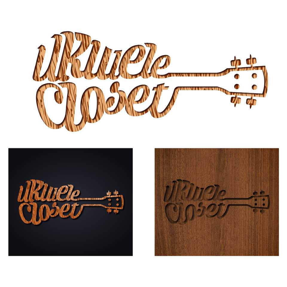 A whimsical and Impactful Logo for a Ukulele Company