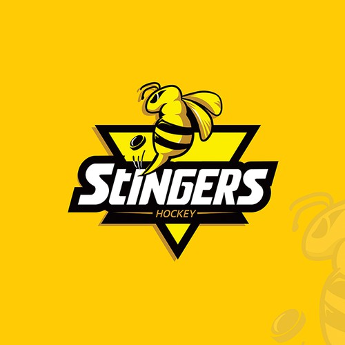 Hockey team logo concept