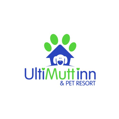 Logo for a pet resort