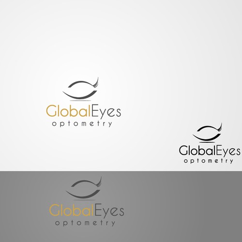 Create the next logo and business card for Global Eyes Optometry