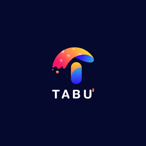 Tabu Mushroom Supplement Logo Design