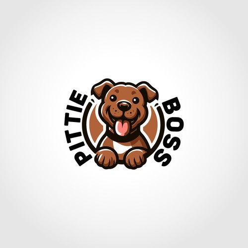 Cute Dog Logo for Pet Apparel Brands