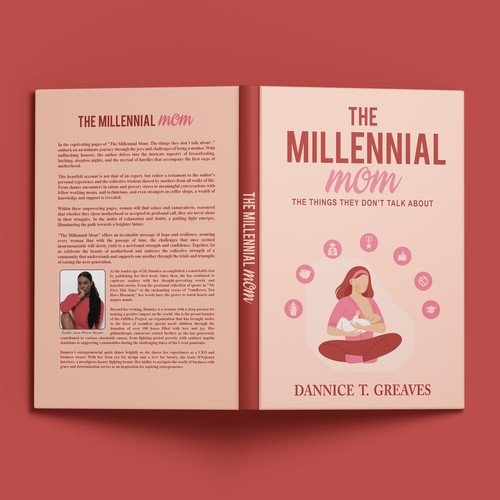 The Millennial Mom Book Cover Design