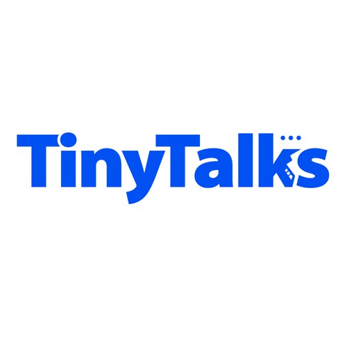TinyTalks logo design