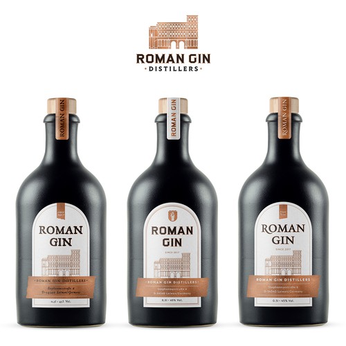 Labels for Roman Gin