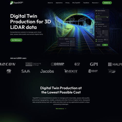 TopoDOT Web Design 