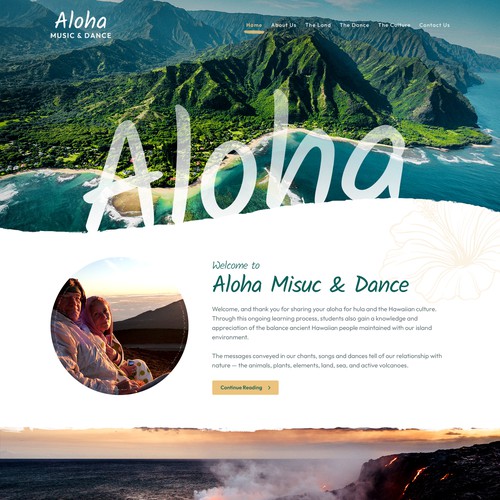 Aloha Music and Dance Website