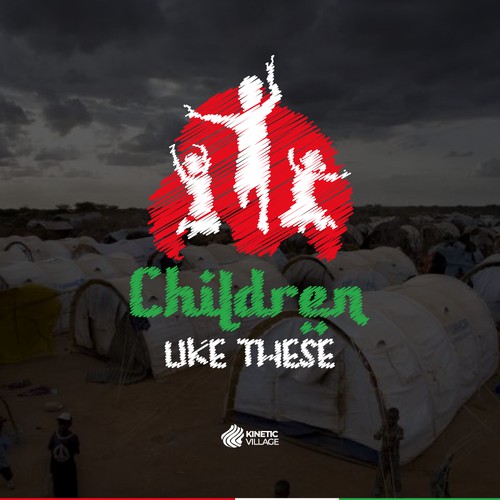 Winning Podcast Logo for Refugee Children