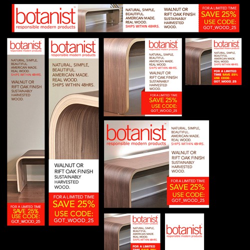 Need Beautiful Banner Add Campaign for New Modern Bench Product