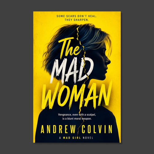 The Mad Woman | Psychological Thriller Book Cover Design
