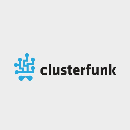Create a fun identity for a cheeky new company - "Clusterfunk"