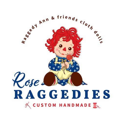 Custom handmade doll logo design