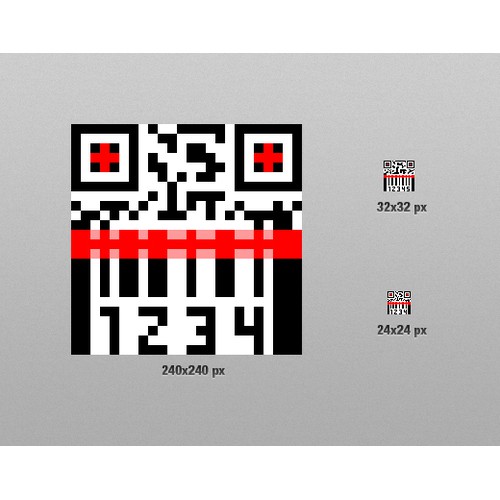 QR Code & Barcode Scanner - Small 24x24 Icon Design for Vela