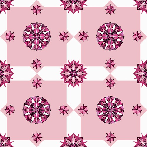 Miss Mondial Heart and Arrow Pattern