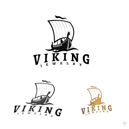 Create a logo for a high quality manly  viking jewelry company.