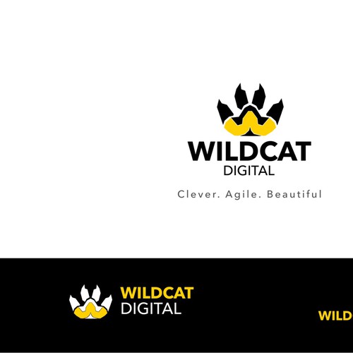 Digital logo for wildcat