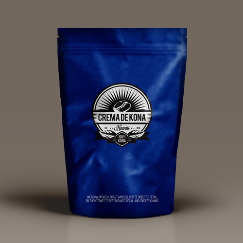 Logo for Hawaii based coffee company