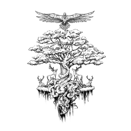 Yggdrasil Tree Tattoo