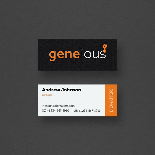 Business Card for Geneious