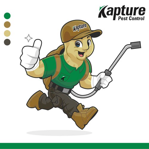 Turtle mascot design