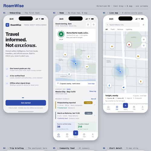 Travel Safety Mobile App