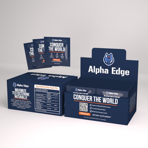 Product packaging for Alpha Edge