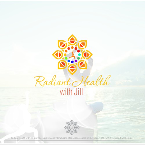 Create a playful, inspirational logo for a wellness company