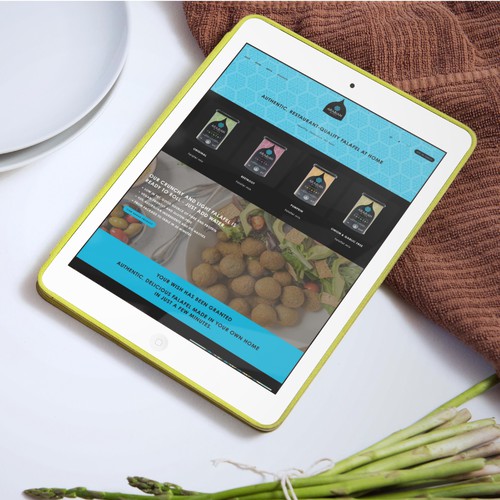 Arabian Bites - Squarespace website for food manufacturer