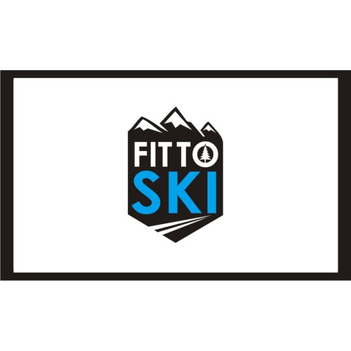 Create a logo for new fitness brand Fit to Ski.
