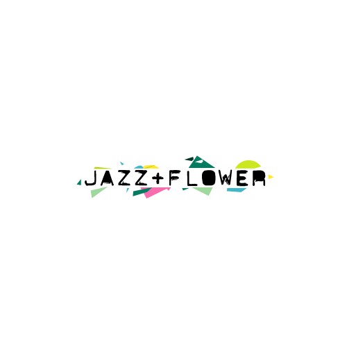 Experimental logo for fashion label Jazz+Flower