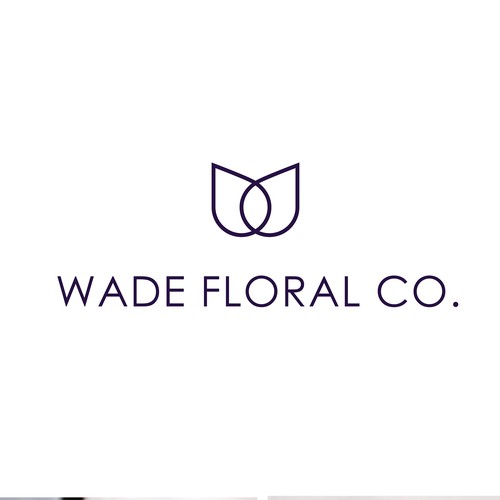 Minimal logo for florist