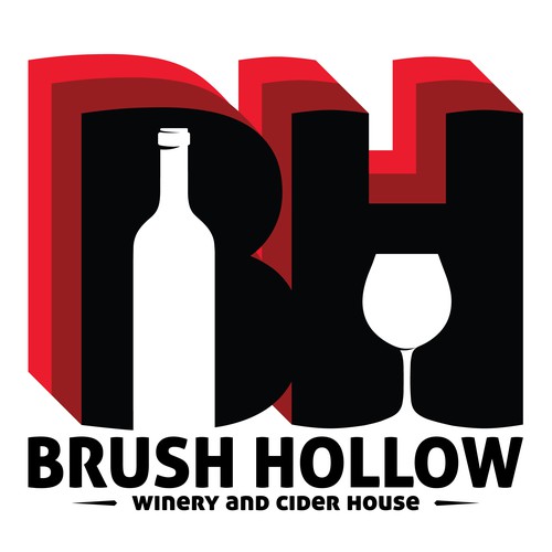 Brush Hollow logo design