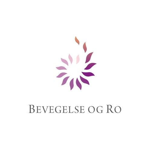 Logo concept for medical yoga center