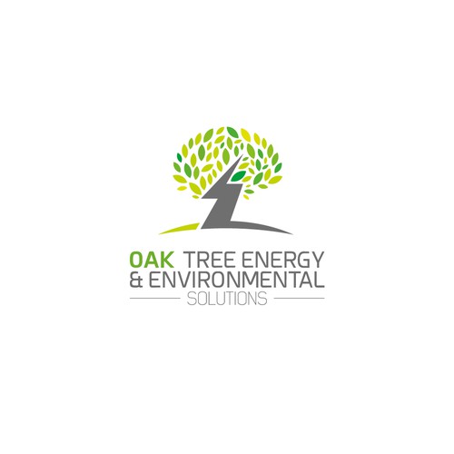 Zenzla logo concept for OAK TREE ENERGY & ENVIRONMENTAL SOLUTIONS logo.