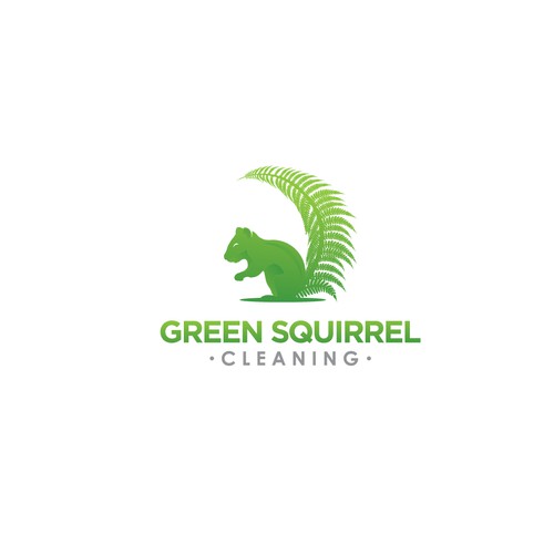 Green Squirrel Cleaning