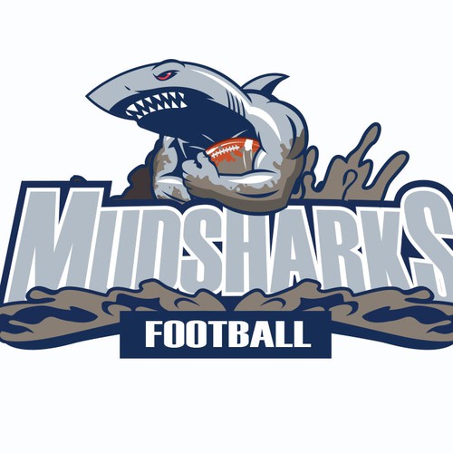 Mud Sharks Football T-Shirt