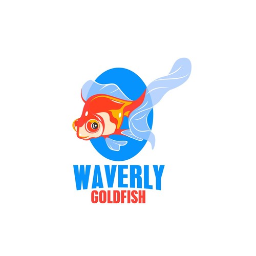 Create fun and whimsical logo and social media branding for Waverly Goldfish