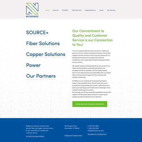 Squarespace Website for a Technology Company