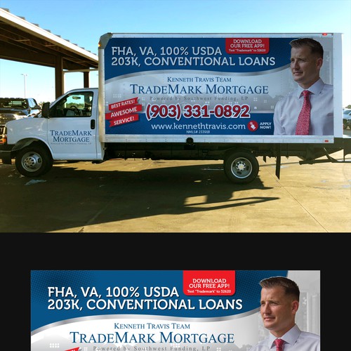 TradeMark Mortgage Truck design