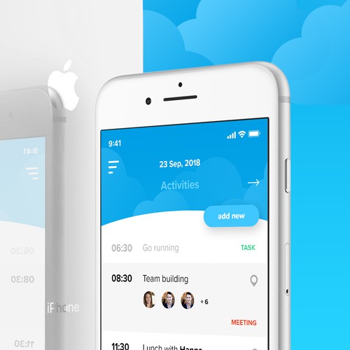 Blueskyme APP design