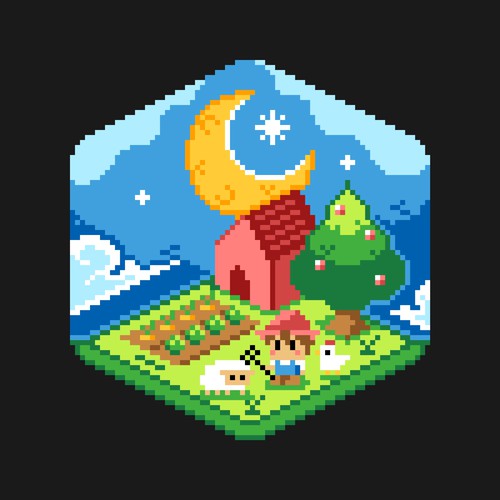 Pixel-Art Illustration for Gaming Merchandise
