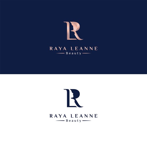 Luxury Monogram Logo for Raya Leanne Beauty