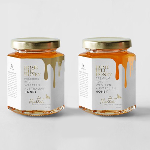 Honey label design