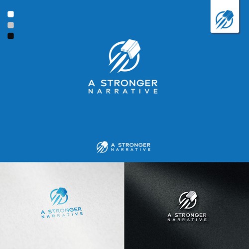 a stronger narative logo