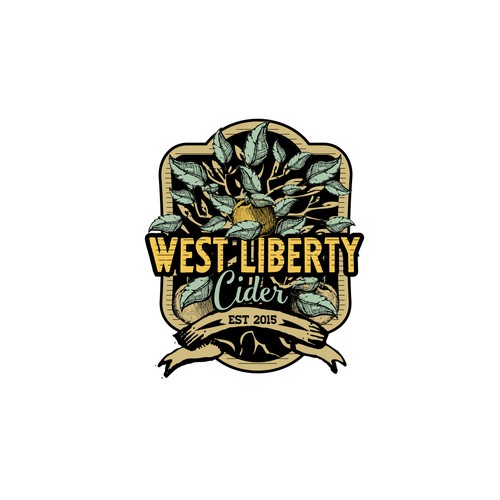 Logo design for  West Liberty Cider 