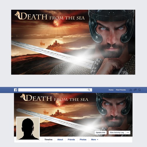 Facebook Ad and Cover to "Black Monastery" by William Stacey